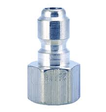 ZSI-Foster FST Series - 1/8" Straight-Thru Plug, 12FPS, 303 Stainless Steel