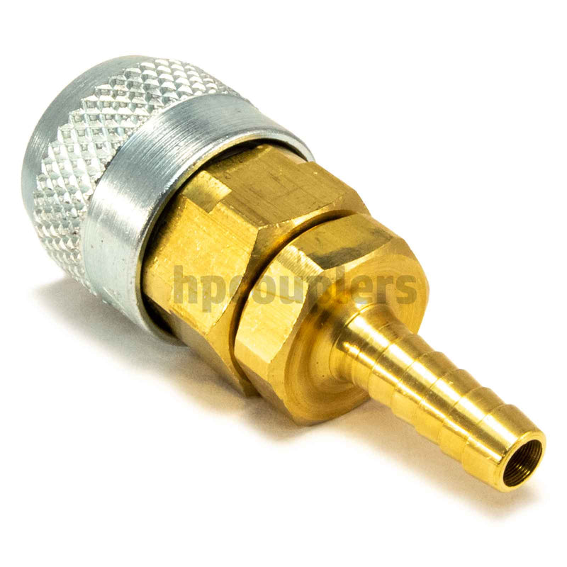 Foster 210-3653, Aro 210 Series, Coupler, Automatic, 1/4" Hose Barb, Brass, Steel