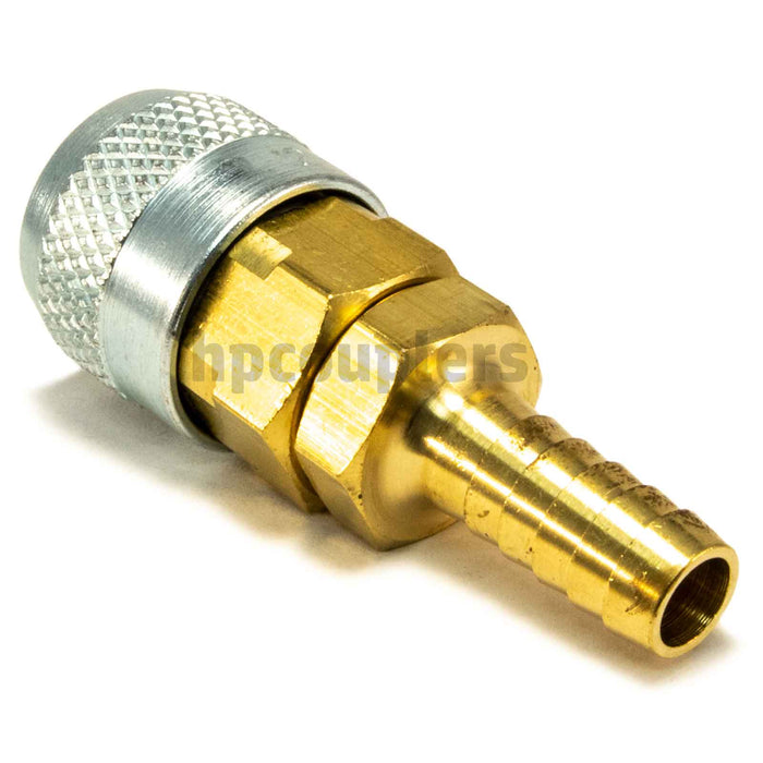 Foster 310-4904, Aro 310 Series, Coupler, Automatic, 1/2" Hose Barb, Brass, Steel