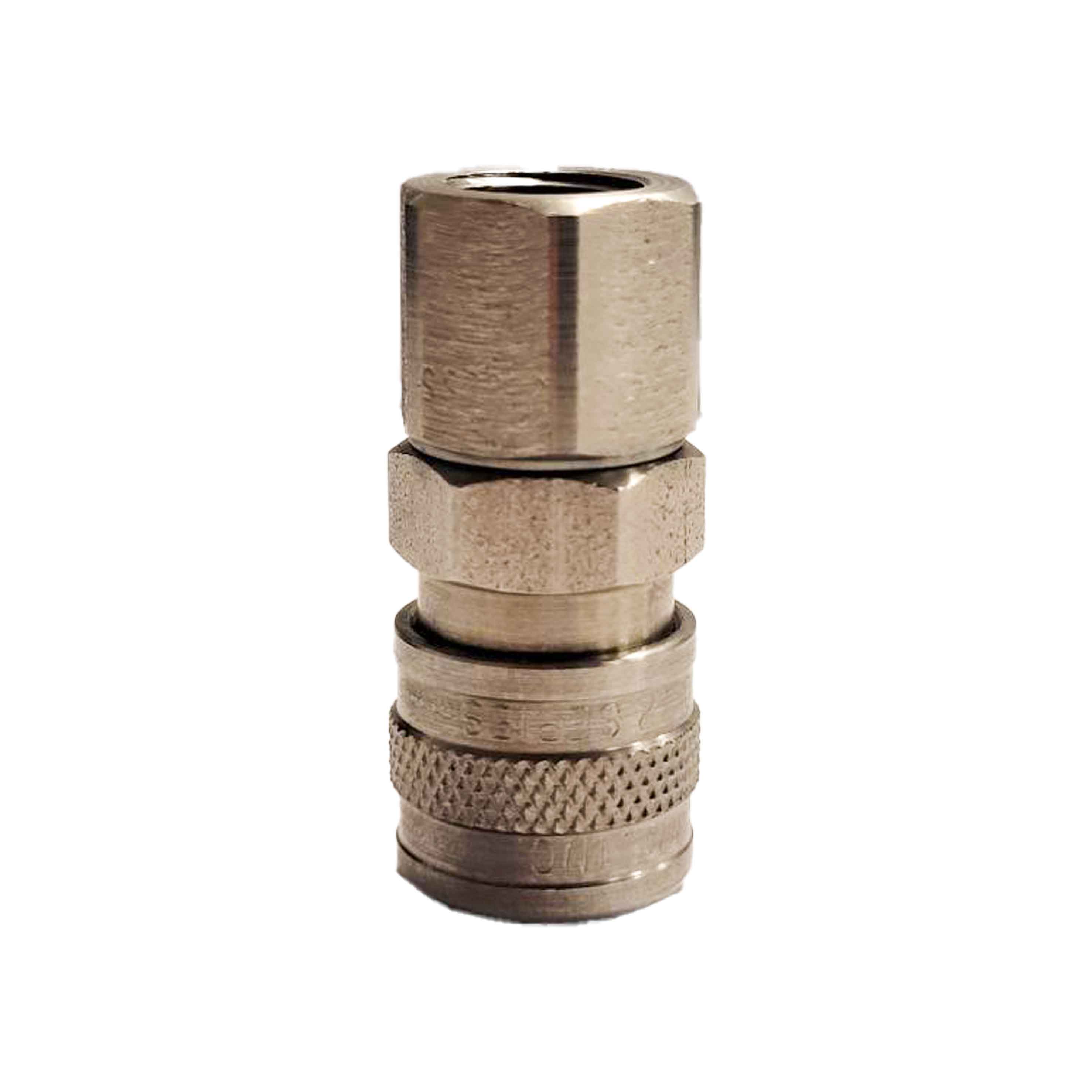Foster 2 Series Coupler - 1/8" Body, 1/8" NPT Male Thread, Industrial Interchange (Part 2202SS), Made In USA