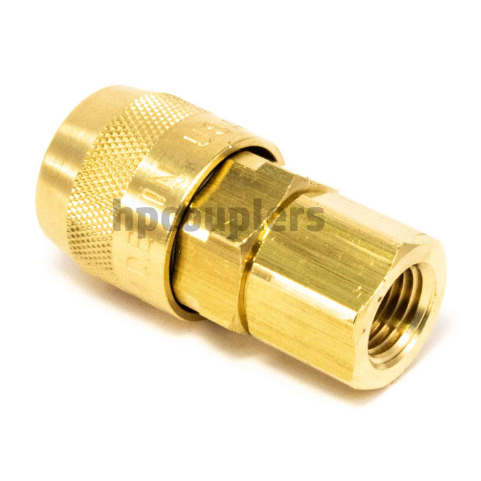 Foster 3203GB, 3 Series, Industrial Coupler, Automatic, 3/8" Female NPT, Brass