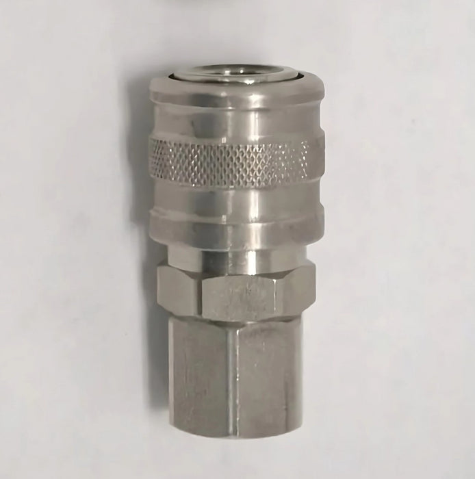 Foster 3003S/S, 3 Series, Industrial Coupler, Manual, 1/4" Female NPT, Stainless Steel