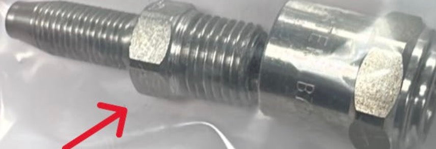 Foster 2BS/S - (Thread Only) Reusable Hose Barb - 1/4" NPT - 1/4" ID X 5/8" OD hose - Air Hose Fittings