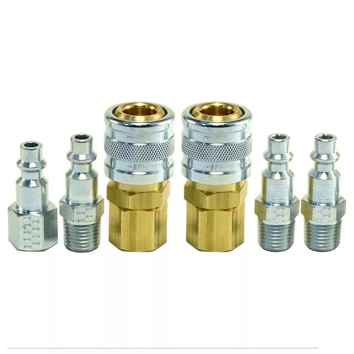 Heavy Duty 1/4" Air Hose Fittings Made In the USA I/M Style Industrial Coupler