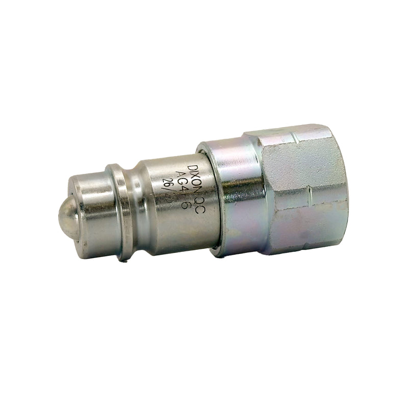 1/2" Pioneer Interchange, AG-Style Plug, Ball Valve Jump Size Female Plug, AG4F6 (1)