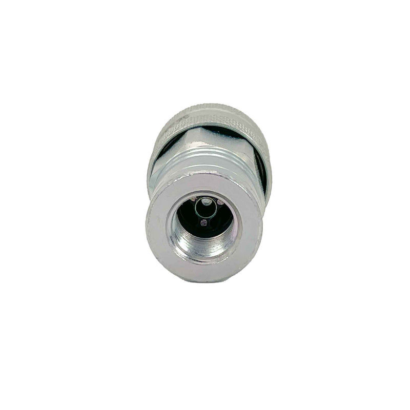 Dixon 2AGF2-PV, AG Series, Agricultural/Pioneer, 1/4" Body Coupler with Poppet Valve x 1/4" Female Thread (Steel)