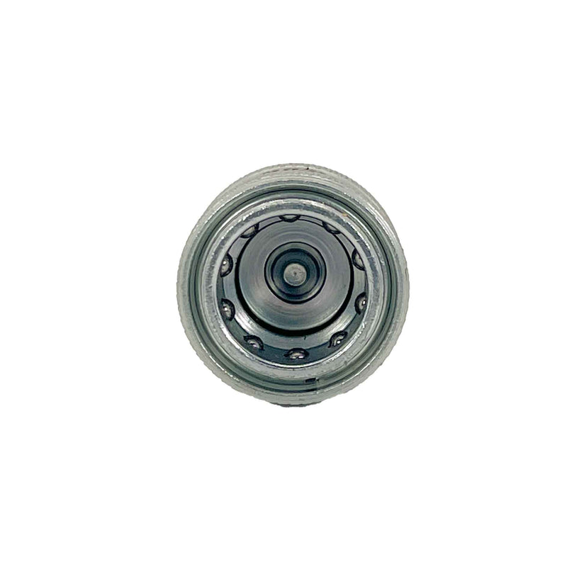 Dixon 2AGF2-PV, AG Series, Agricultural/Pioneer, 1/4" Body Coupler with Poppet Valve x 1/4" Female Thread (Steel)