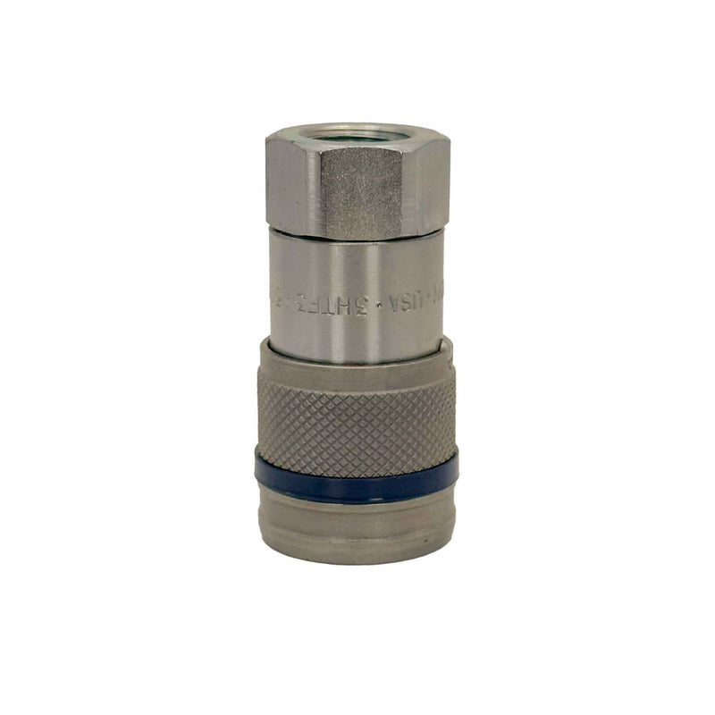 Dixon 3HTF3, HT-Series, Flushface FF, 3/8" Body Coupler x 3/8" Female Threaded (Steel)