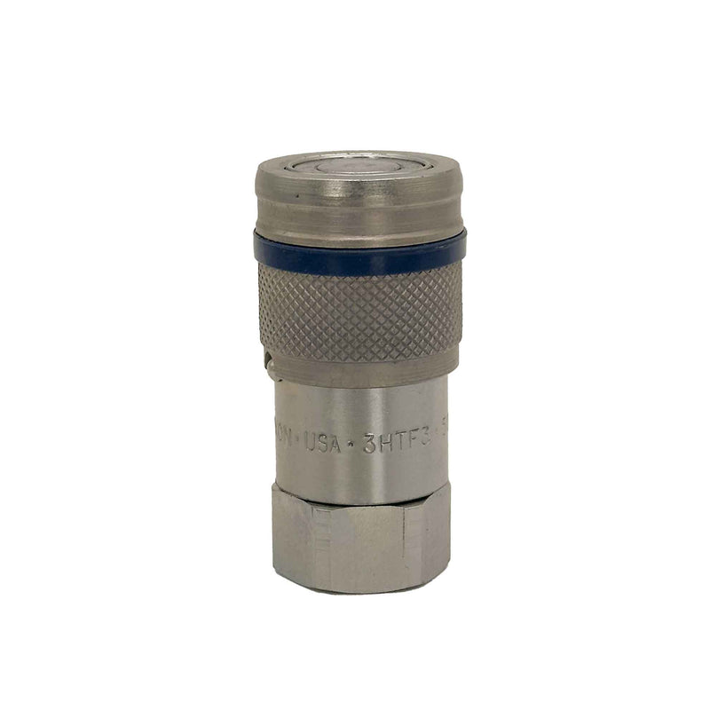 Dixon 3HTF3, HT-Series, Flushface FF, 3/8" Body Coupler x 3/8" Female Threaded (Steel)