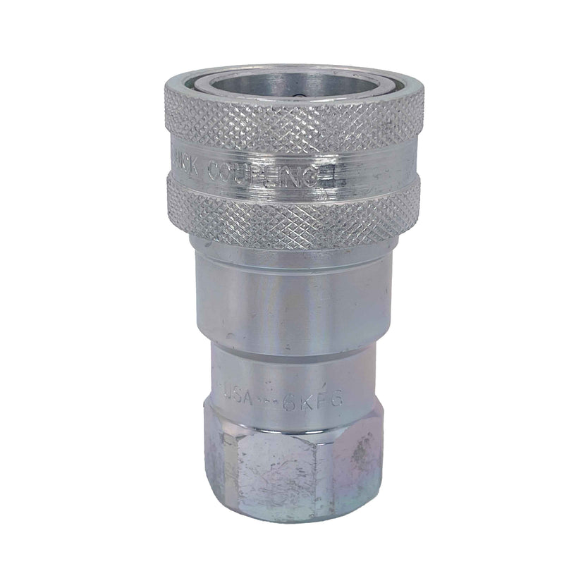 Dixon 6KF6, K Series, ISO-A Interchange, 3/4" Body Coupler x 3/4" Female Thread (Steel)