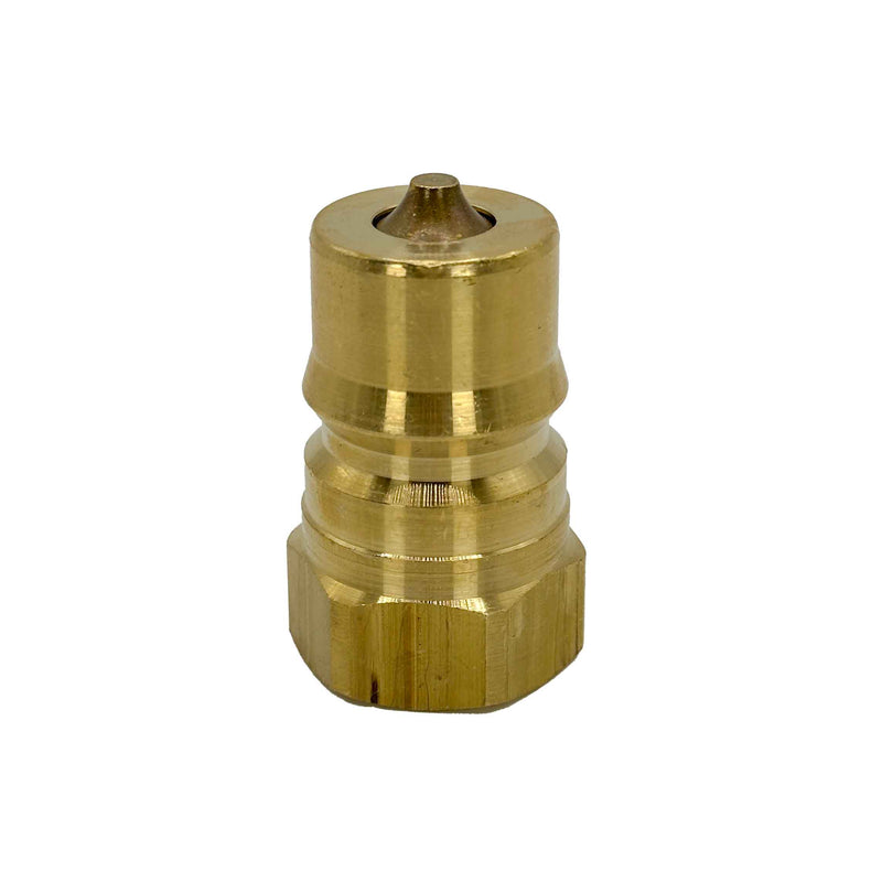 Dixon H4F4-B, H Series, ISO-B Interchange, 1/2" Body Plug x 1/2" Female Thread (Brass)