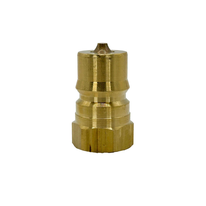 Dixon H4F4-B, H Series, ISO-B Interchange, 1/2" Body Plug x 1/2" Female Thread (Brass)