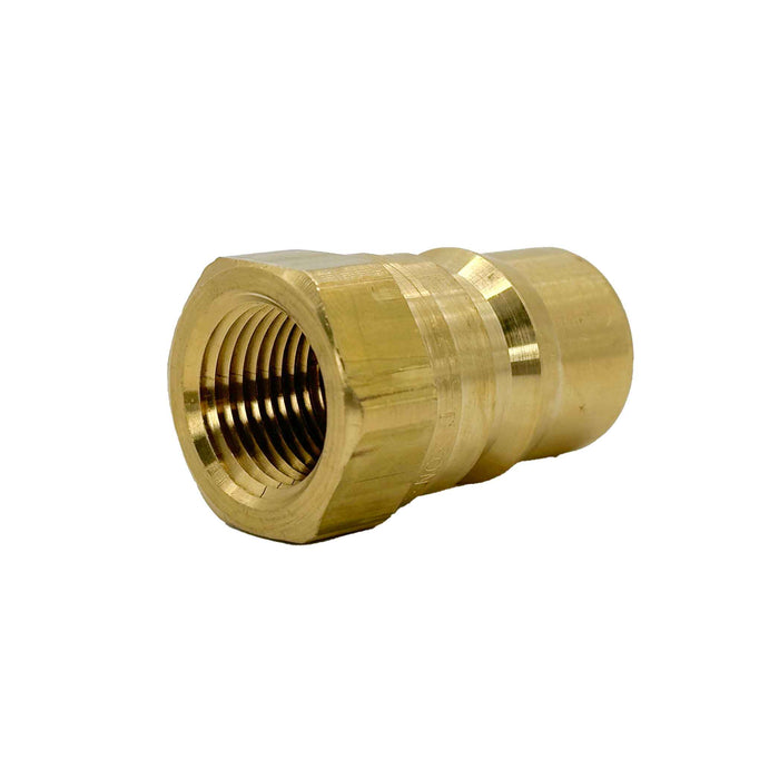 Dixon H4F4-B, H Series, ISO-B Interchange, 1/2" Body Plug x 1/2" Female Thread (Brass)