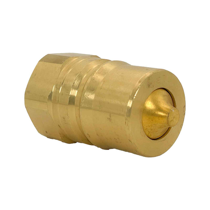Dixon H8F8-B, H Series, ISO-B Interchange, 1" Body Plug x 1" Female Thread (Brass)