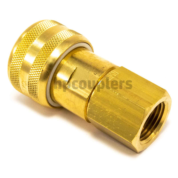 Foster FM5005, 5 Series, Industrial Coupler, Automatic, 3/8" Female NPT, Brass