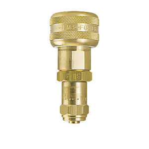 Foster 3 Series, Reusable Hose Barb, 1/4" Industrial Coupler x 1/4" ID x 1/2" OD Hose, FMSB3-3