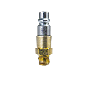 Foster 14S-3, 3 Series, Industrial Swivel Plug, 3/8" Male NPT, Steel, Brass