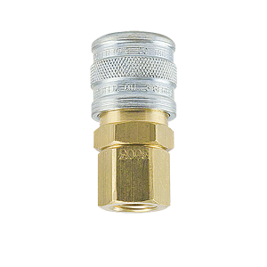 Foster 2803, 3 Series, Industrial Coupler, Manual, 1/8" Female NPT, Brass, Steel