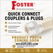 Foster 02-2 - 2 Series 1/8 ID Plug Air Quick Coupler