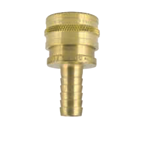 ZSI-Foster FST Series - 3/8" Straight-Thru Coupler, Plug, Barbed, 38HS