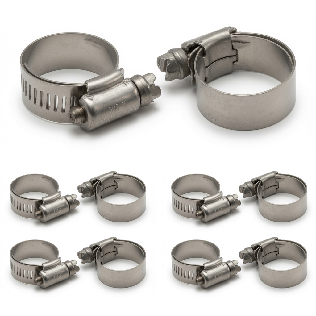 Stainless Lined Worm-Gear Hose Clamp