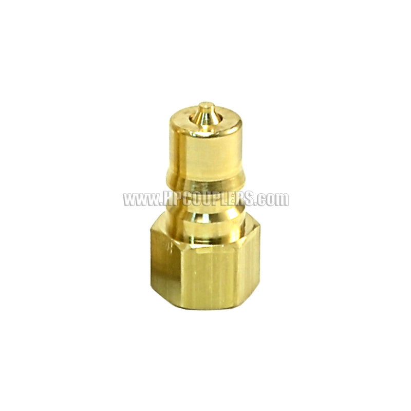 Foster K1B, FHK Series, ISO B,  1/8" Two Way Shut-off, Plug, Brass