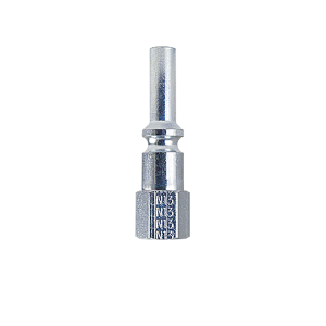 hpcouplers LL25 Series, 1/4" Lincoln Plug x 1/8″ Female NPT, Manual, Steel