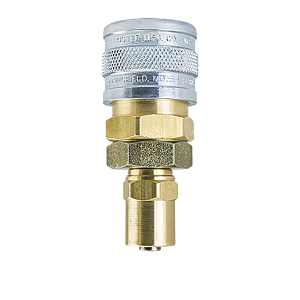 Foster 3 Series, Reusable Hose Barb, 1/4" Industrial Coupler x 1/4" ID x 9/16" OD Hose, SB5-3