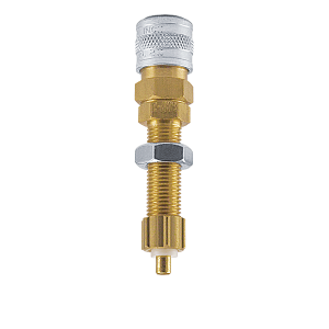 Foster SJ8P-2M, 1/8" Coupler x 1/4" Metal Tube Panel Mount