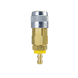 Foster LN1713, LN Series, Lincoln Coupler, Automatic 3/8" Hose Barb, Brass, Steel