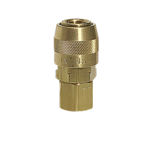 Foster 3203GS, 3 Series, Industrial Coupler, Automatic, 3/8" Female NPT, Brass, Steel