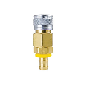 Foster 1815, 5 Series, Industrial Coupler, Automatic, 1/2" Push-On Hose Barb, Brass, Steel