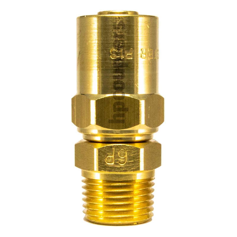 Reusable Hose Barb - 1/2" NPT - 1/2" ID X 13/16" OD Hose - Air Hose Fittings