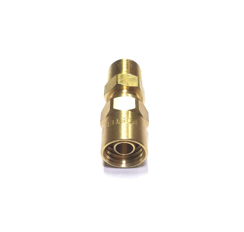Reusable Hose Barb - 3/8" NPT X 3/8" ID - 5/8" OD hose - Air Hose FIttings