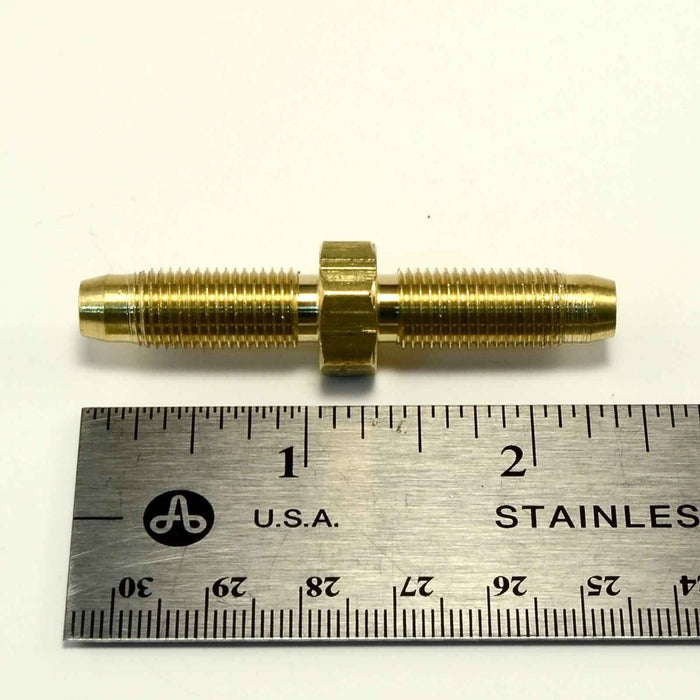 Reusable Hose Barb - 1/4" ID X 1/2" OD hose - USA MADE Air Hose Fittings Brass