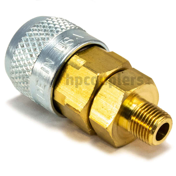 Foster 210-2903, Aro 210 Series, Coupler, Automatic, 1/8" Male NPT, Brass, Steel