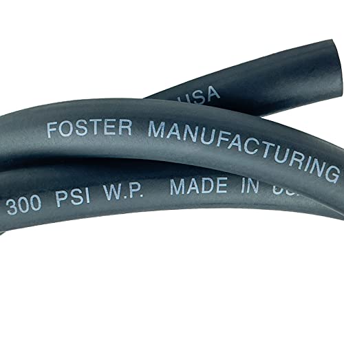 ZSI-Foster PO38, Push-On Hose 3/8" ID x 11/16" OD Synthetic Rubber, Air, Water