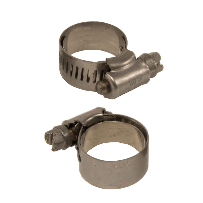 Flexfab FLX2582-0008, Worm Gear, Lined Clamps, 0.63" - 1.00", 16mm - 25mm (2pc)