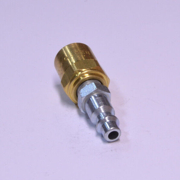 Reusable Hose Barb - 1/4" Body Plug X 3/8" ID - 11/16" OD Air Fittings