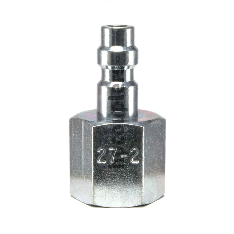 Foster 27-2, 2 Series, Industrial Plug, 1/4" Female NPT, Steel
