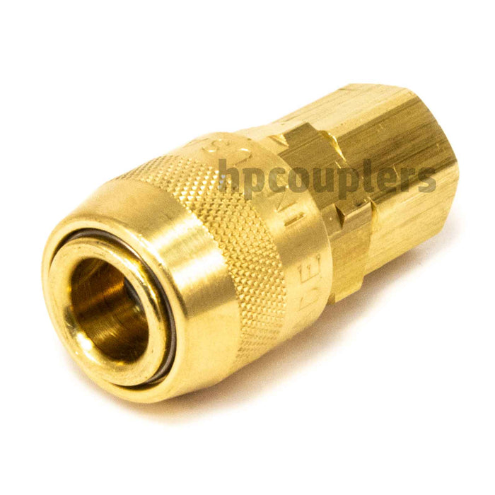Foster 3003GB, 3 Series, Industrial Coupler, Automatic, 1/4" Female NPT, Brass