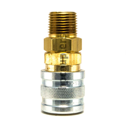 Fst Cable Socket 3 In Couplers Series FST, ST Straight Thru Socket, MPT Brass Quick Coupler
