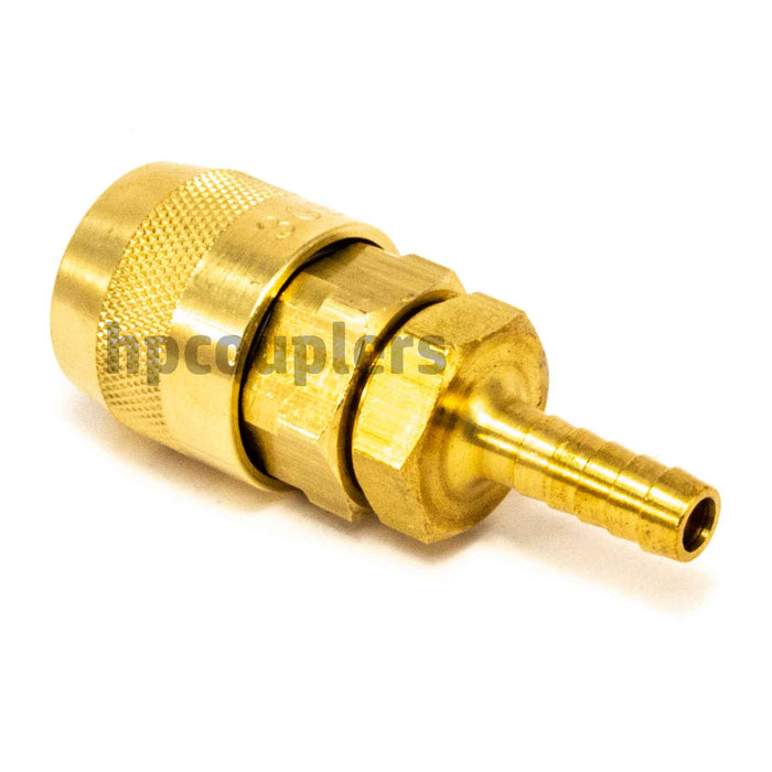 Foster 3603GB, 3 Series, Industrial Coupler, Automatic, 1/4" Hose Barb, Brass