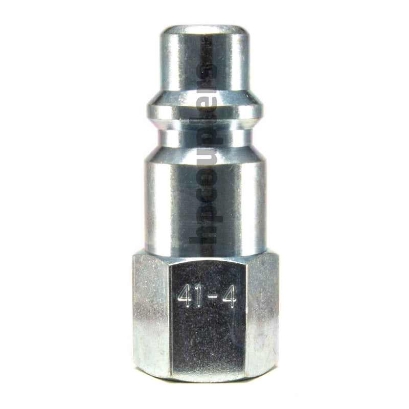 Foster 41-4, 4 Series, Industrial Plug, 1/4" Female NPT, Steel