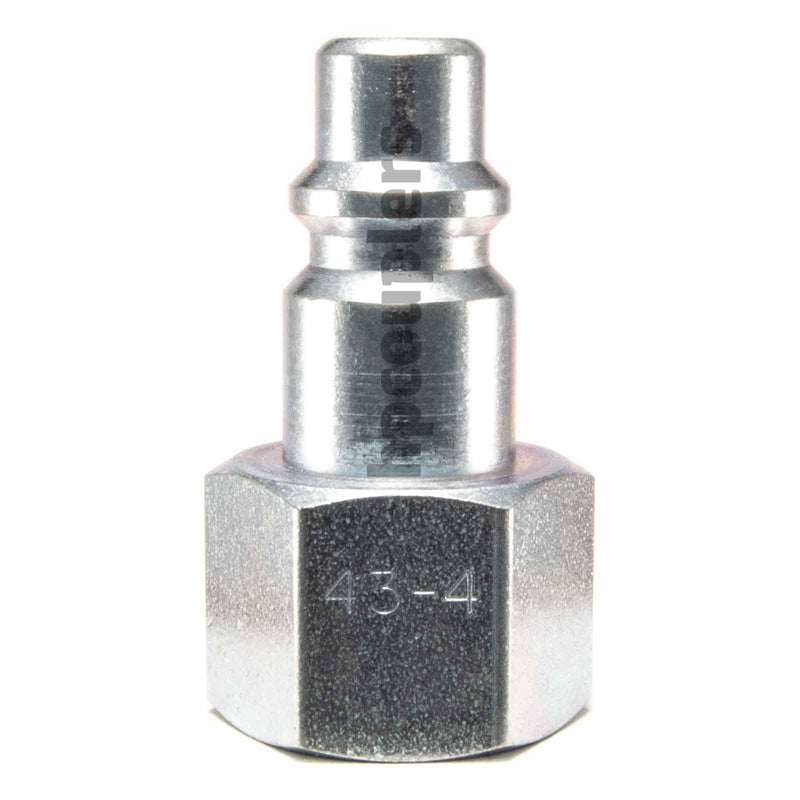 Foster 43-4, 4 Series, Industrial Plug, 3/8" Female NPT, Steel