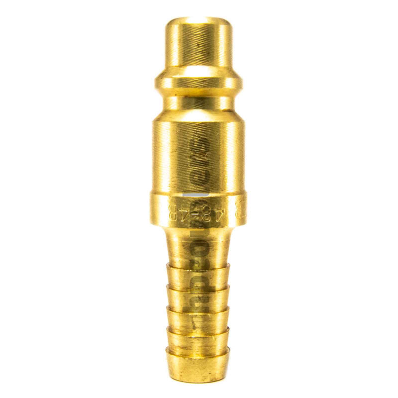 Foster 48-4B, 4 Series, Industrial Plug, 3/8" Hose Barb, Brass