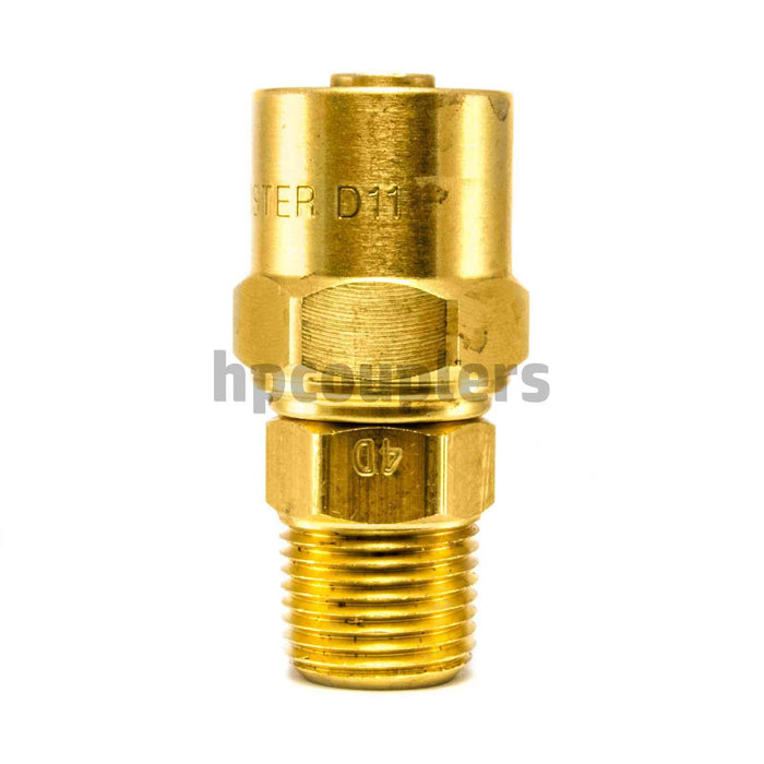 Reusable Hose Barb - 3/8" NPT x 3/8" ID - 3/4" OD Hose - Air Hose Fittings