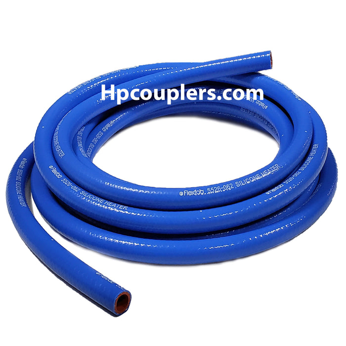 FlexFab - 1-1/4" ID X 1 Ft (Sold Per Foot) 5526 Blue Silicone Heater Hose 32mm 350F - Foto 5