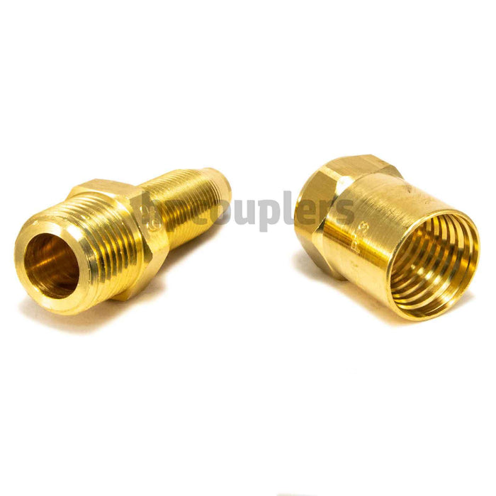 Reusable Hose Barb - 1/2" NPT - 1/2" ID X 13/16" OD Hose - Air Hose Fittings