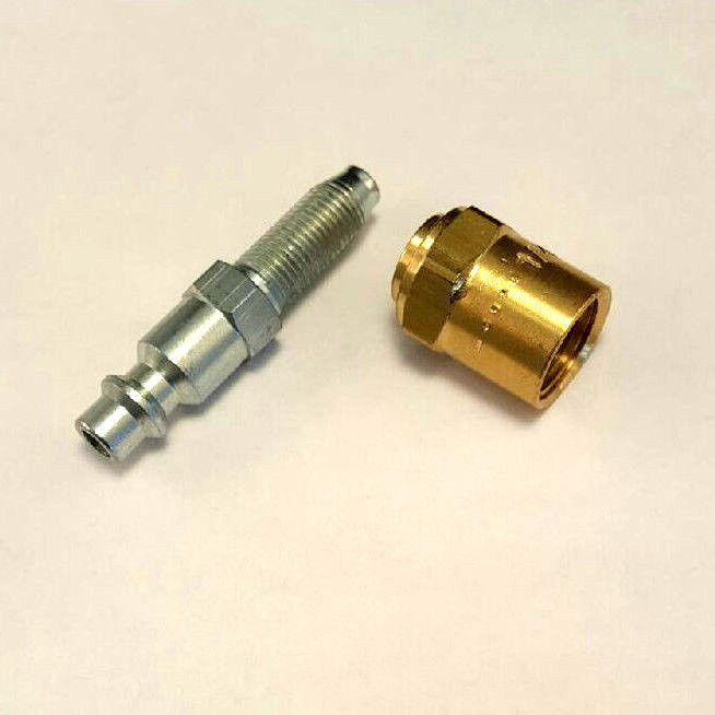 Reusable Hose Barb - 1/4" Body Plug X 1/4" ID - 9/16" OD M Style Air Fittings